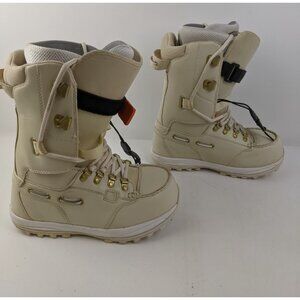 ThirtyTwo Broport W's Mens Size 8 STI System G2 Snowboard Boots Cream